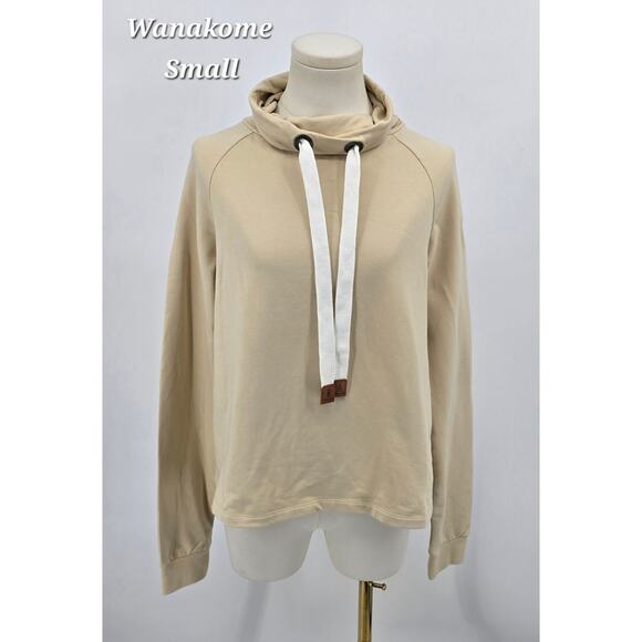 Wanakome Morgan Pullover Sweatshirt – Sand Beige – Size Small - Picture 1 of 9